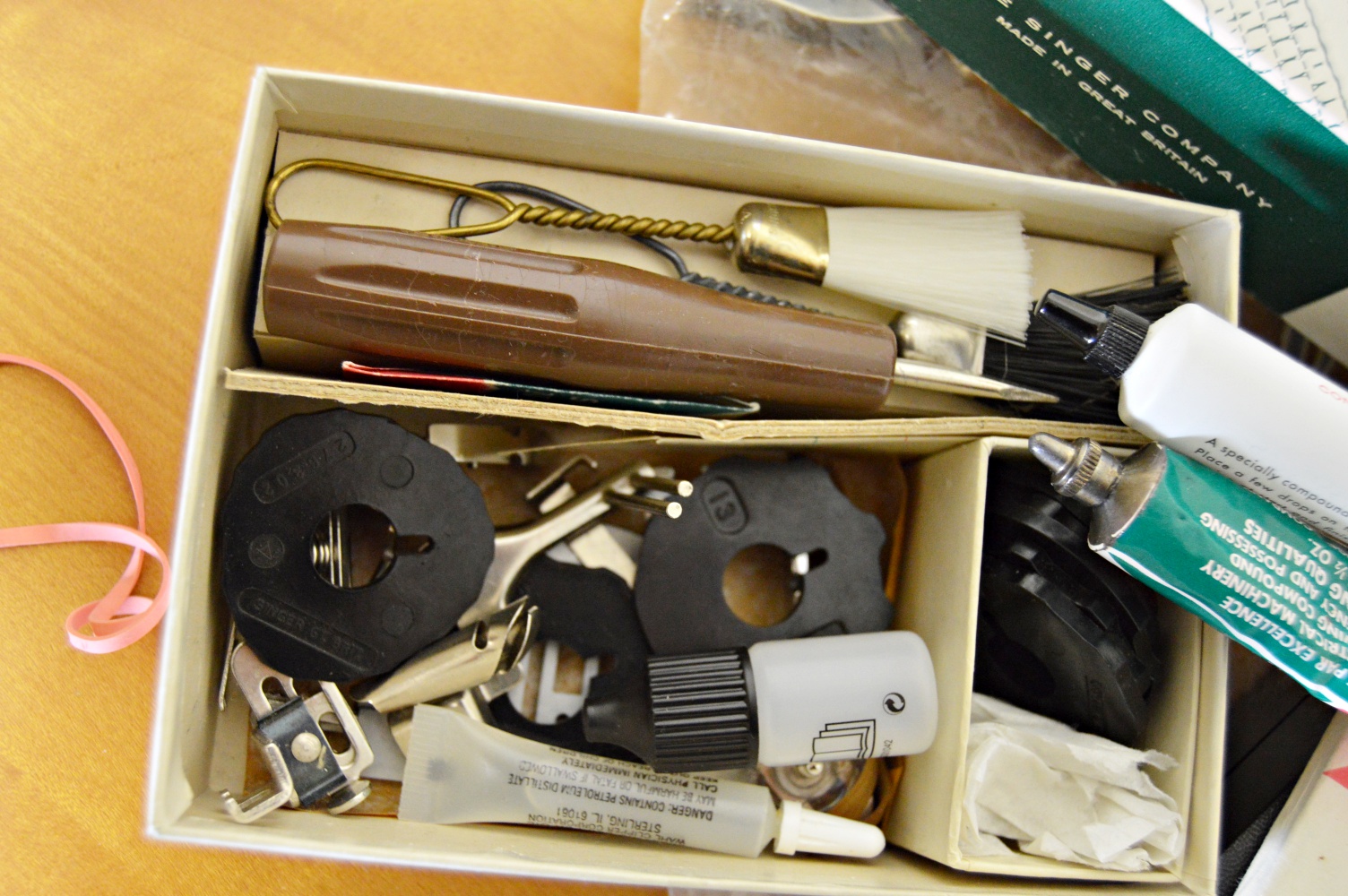 1960s Singer 338 Sewing Machine with Table