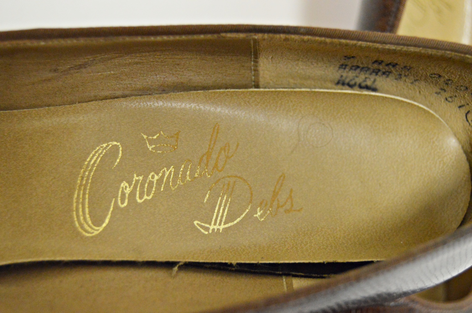 Three Pairs of Women's 1960s Lizard Heels, Size 9AAA