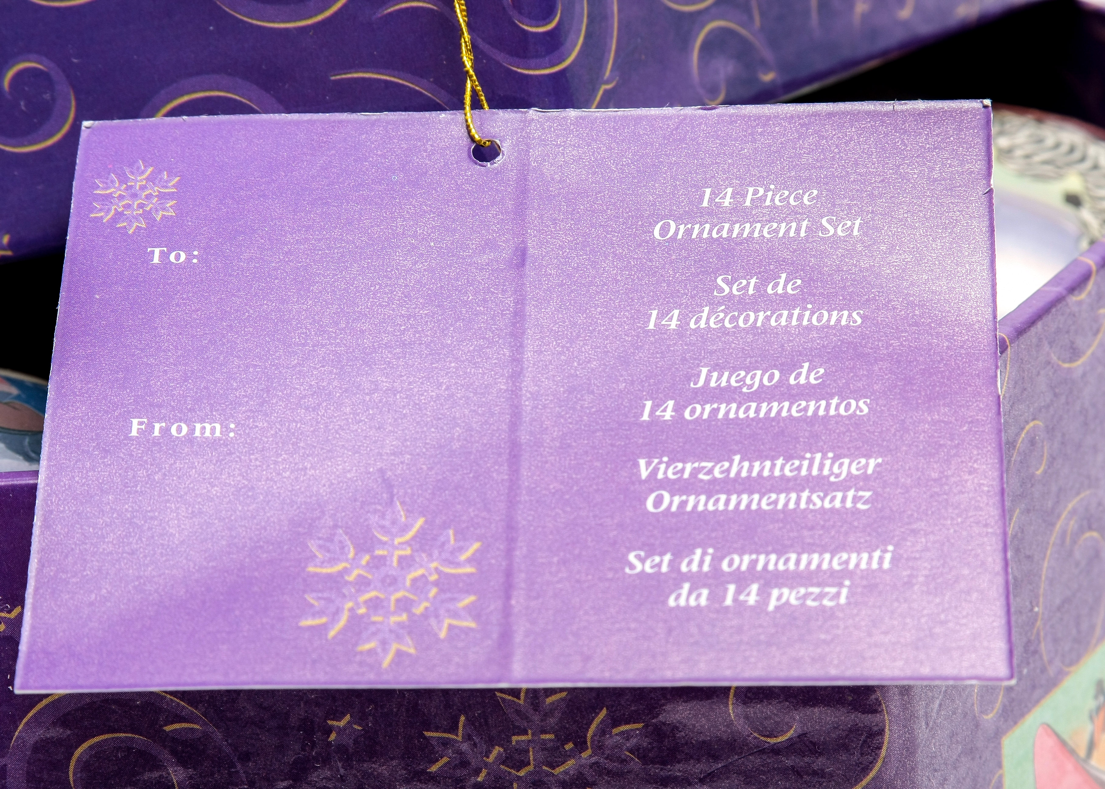 Assortment of Disney Christmas Decorations