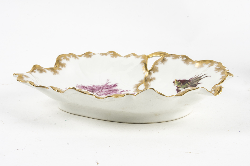 Pair of Limoges Shell Display Plates