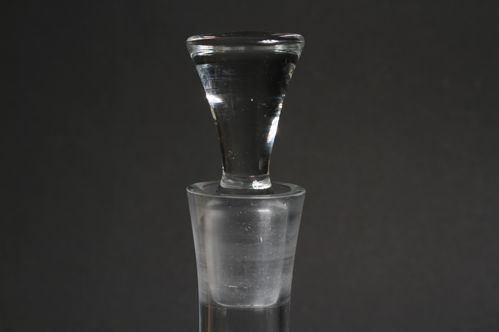 Glass Decanter and Snack Bowls