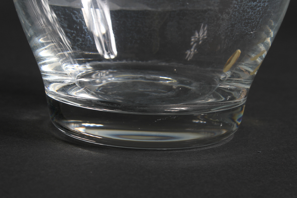 Glass Decanter and Snack Bowls