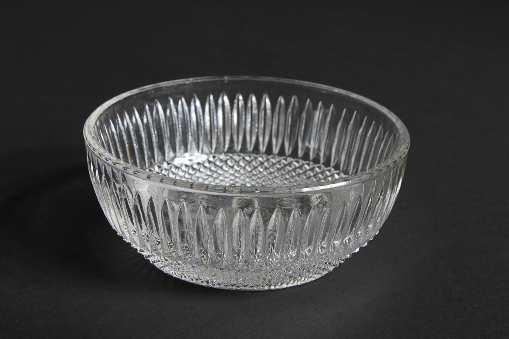 Glass Decanter and Snack Bowls