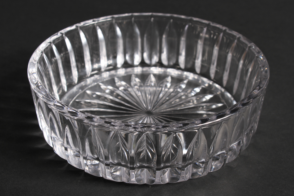 Glass Decanter and Snack Bowls