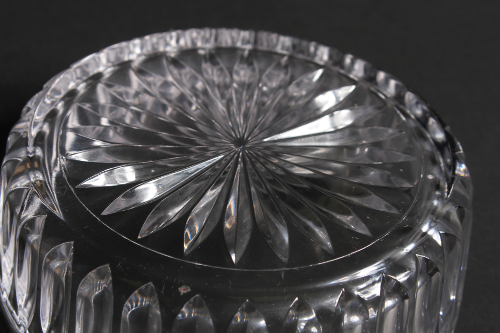 Glass Decanter and Snack Bowls