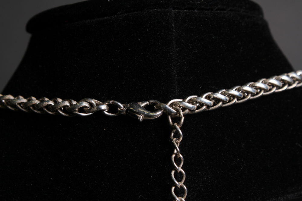 Faux Turquoise Silver Tone Jewelry