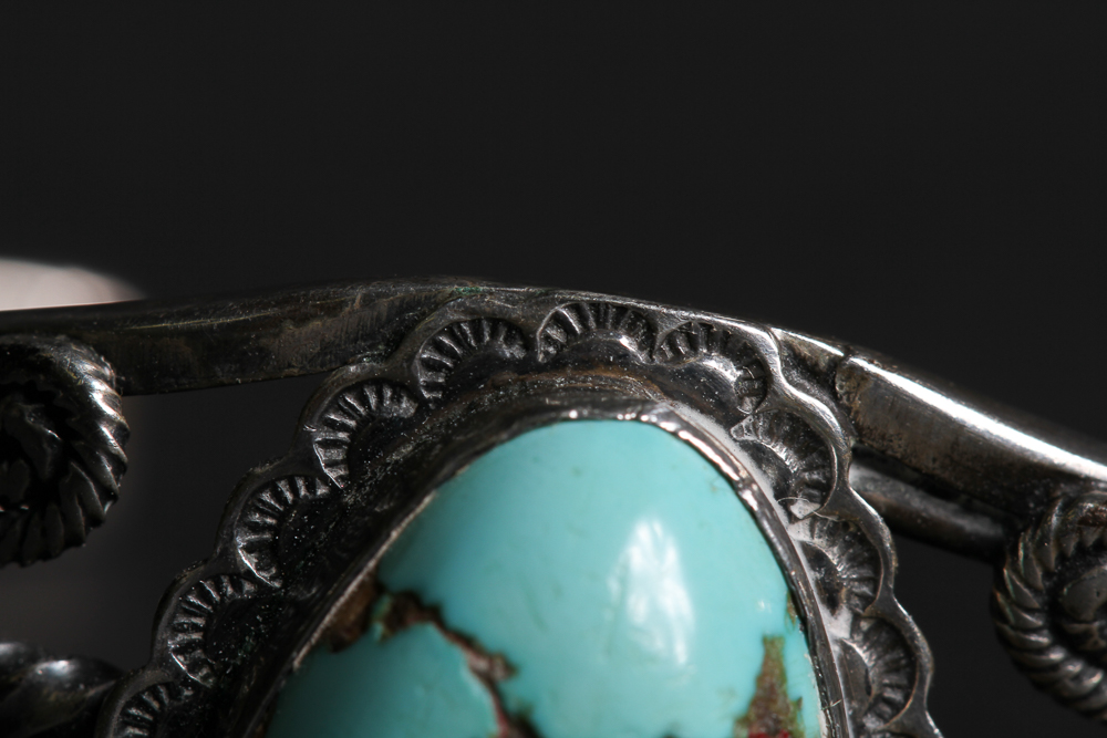 Sterling Silver and Turquoise Cuff Bracelet