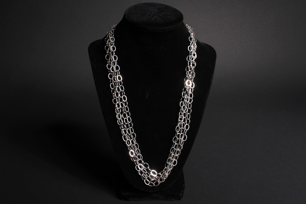 Sterling Silver Necklace and Bracelet Set