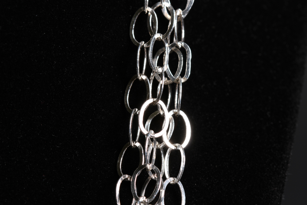 Sterling Silver Necklace and Bracelet Set