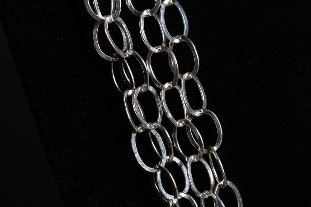 Sterling Silver Necklace and Bracelet Set