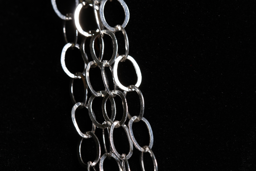 Sterling Silver Necklace and Bracelet Set