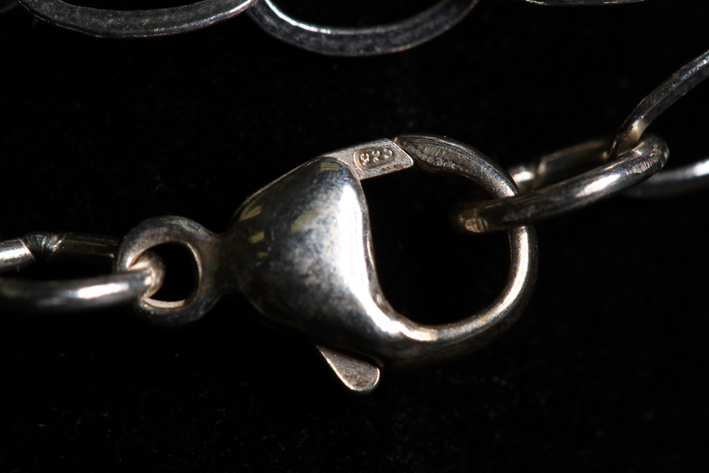 Sterling Silver Necklace and Bracelet Set