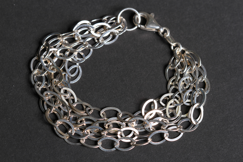 Sterling Silver Necklace and Bracelet Set