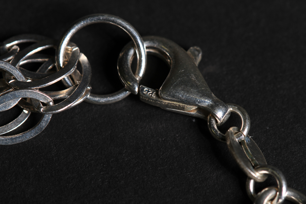 Sterling Silver Necklace and Bracelet Set