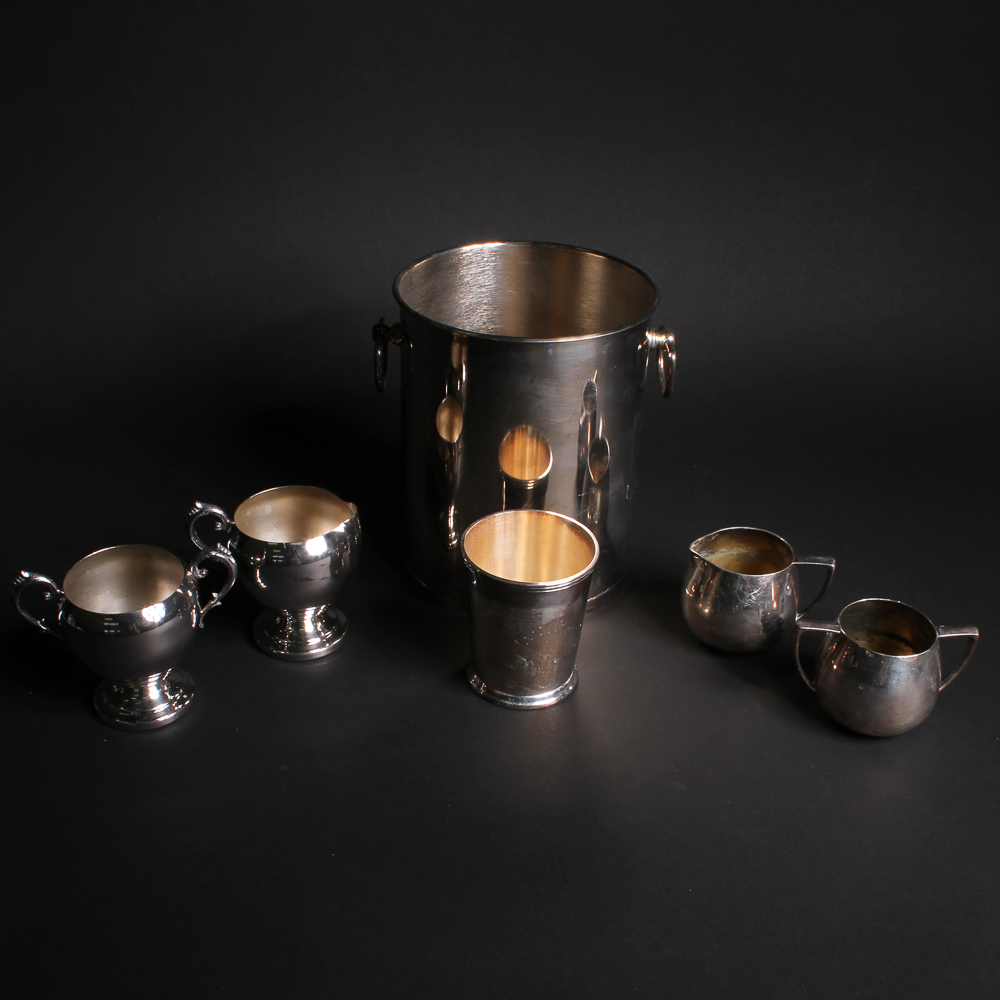 Assorted Silver Plate Barware
