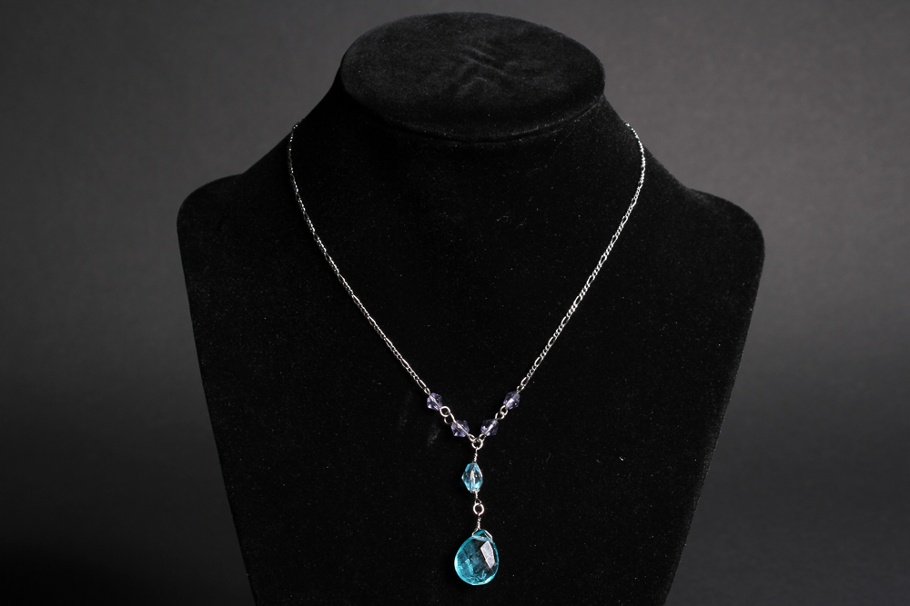 Assorted Blue Costume Jewelry