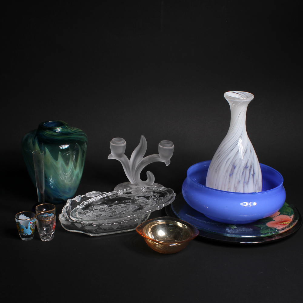 Blown Glass and Other Glassware