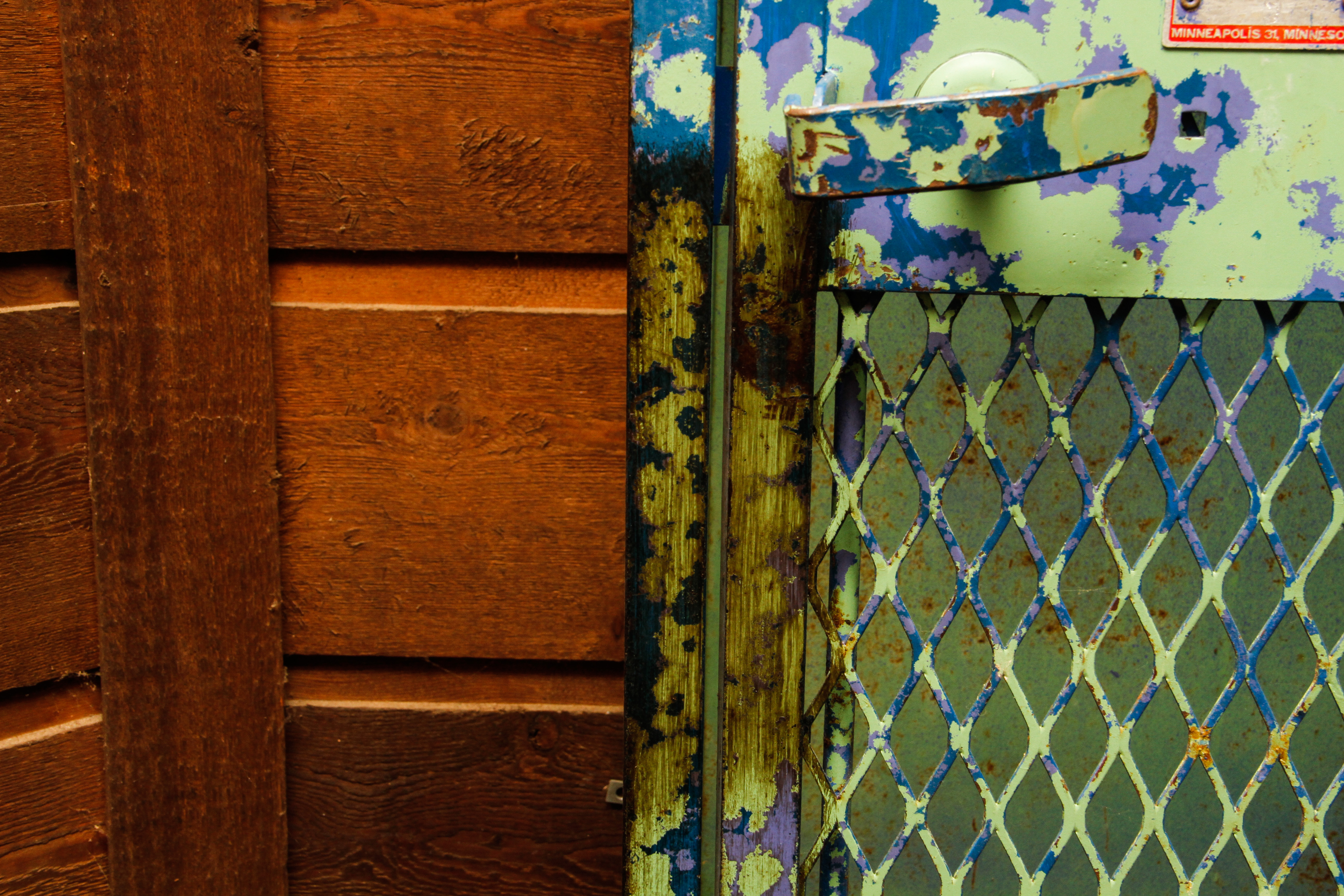 Rustic Debourgh Mfg Co. Vintage Lockers