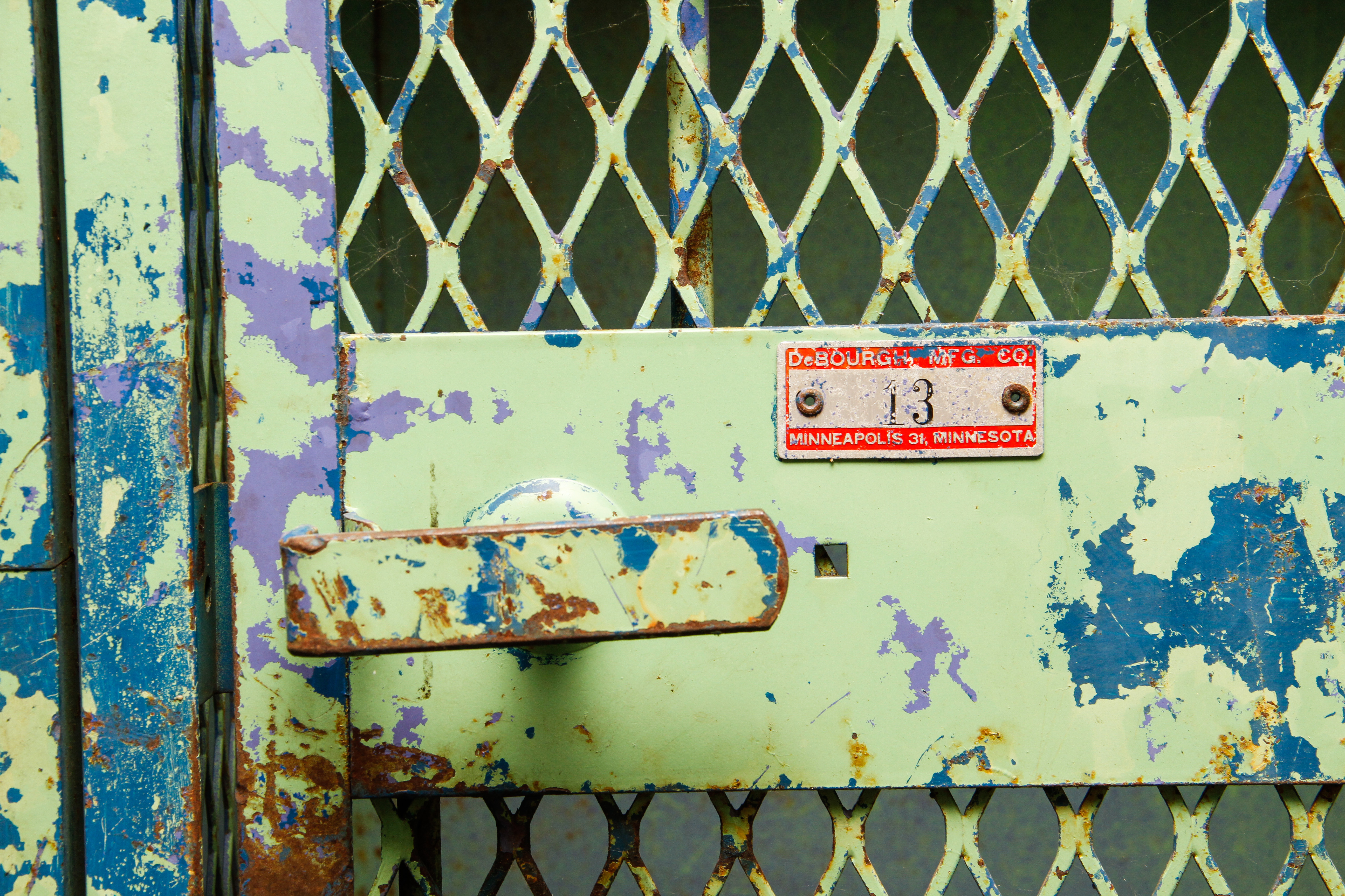 Rustic Debourgh Mfg Co. Vintage Lockers