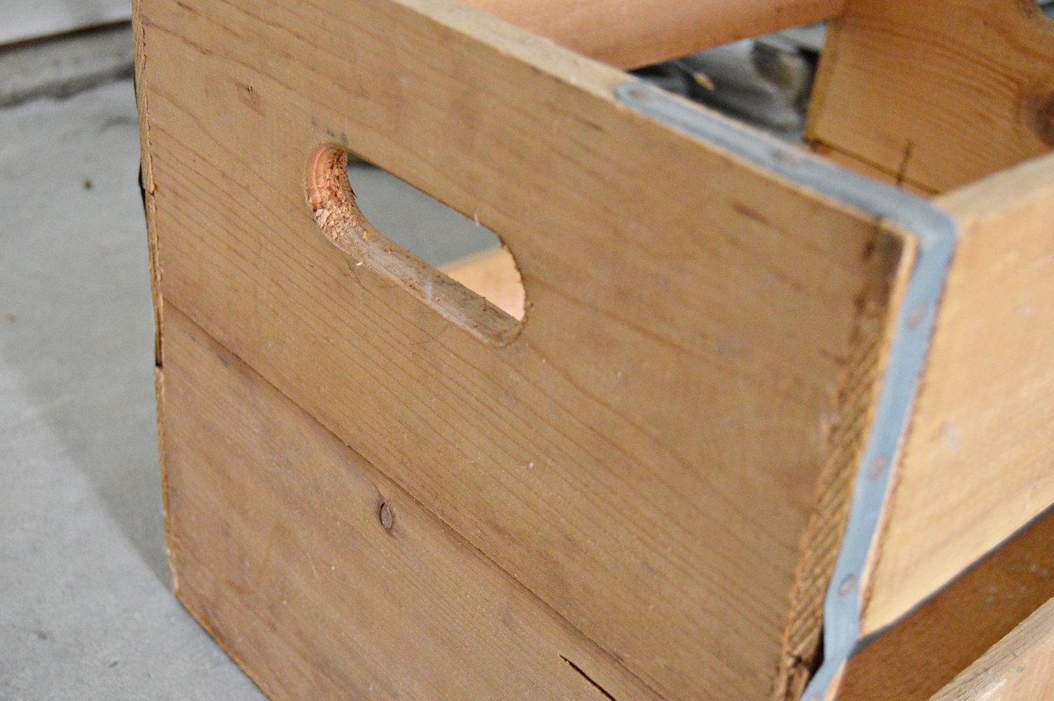 Two Vintage Crates with a Cannon Ammo Box