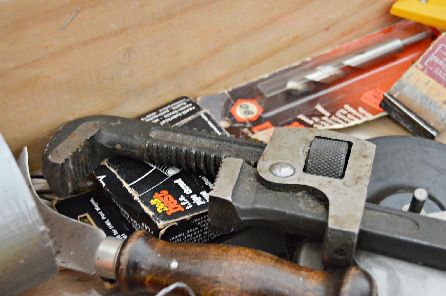 Two Vintage Crates with a Cannon Ammo Box