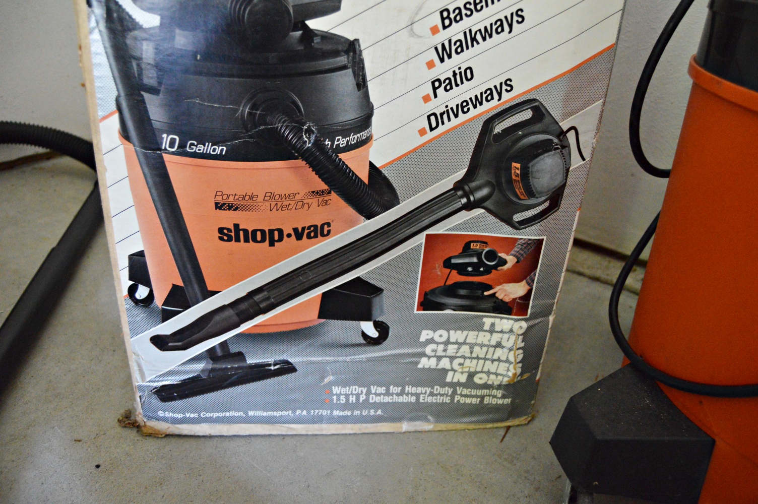 Ten Gallon Wet/Dry Shop-Vac Vacuum