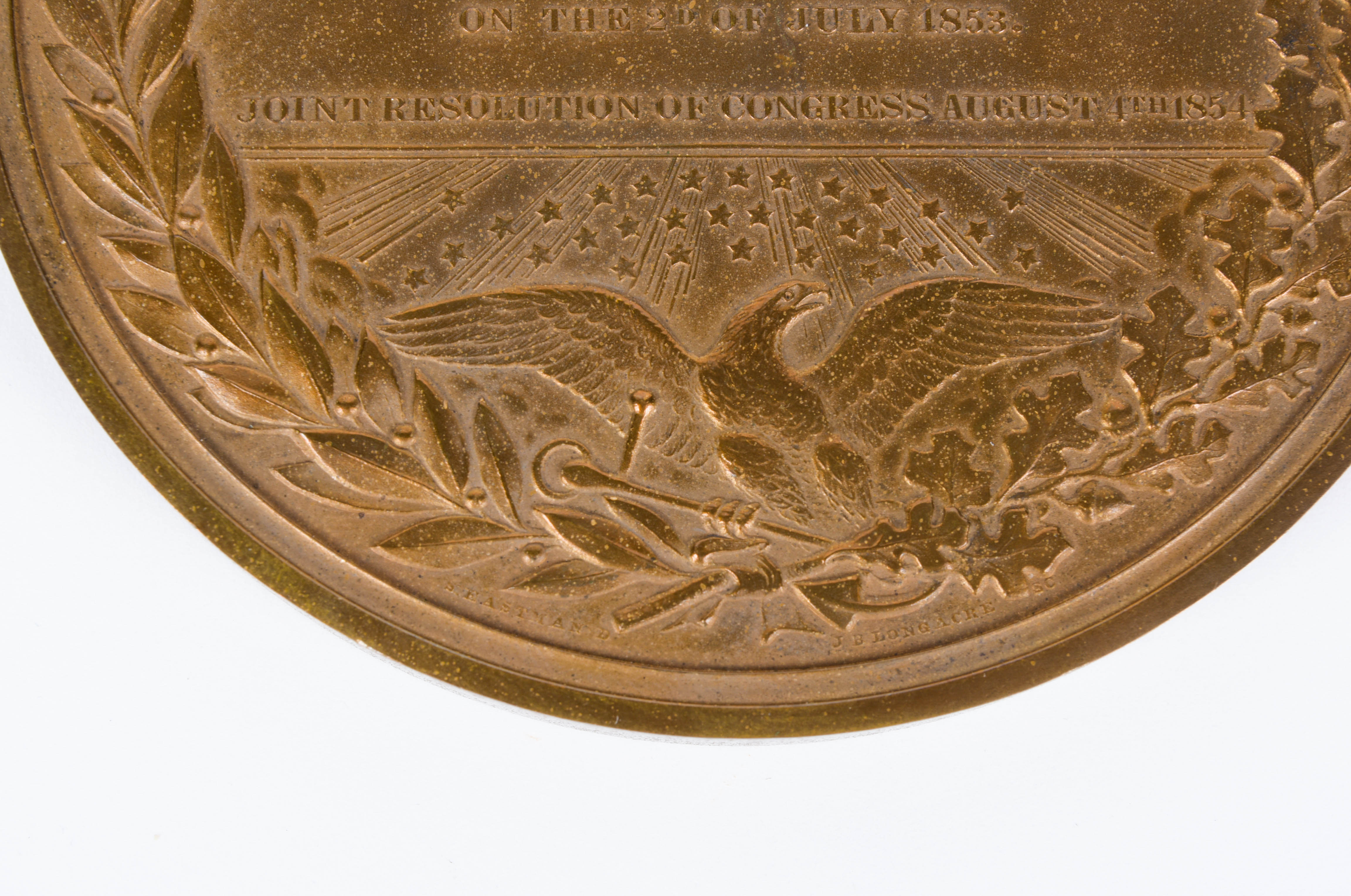 1854 U.S. Congressional Medal for Commander Duncan Ingraham