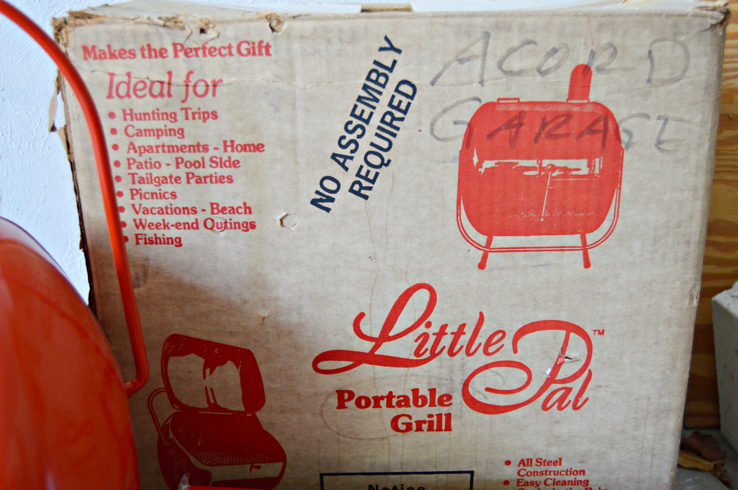 Portable Charcoal Grill and Grilling Supplies