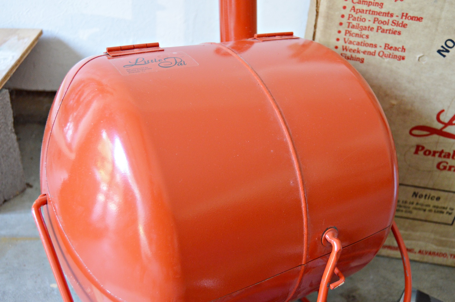 Portable Charcoal Grill and Grilling Supplies