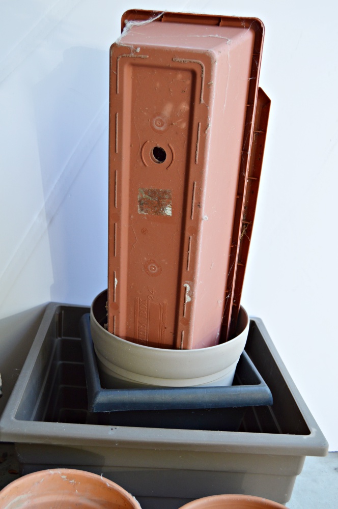 Gardening Pots with Italian, 1940s Dish Planters