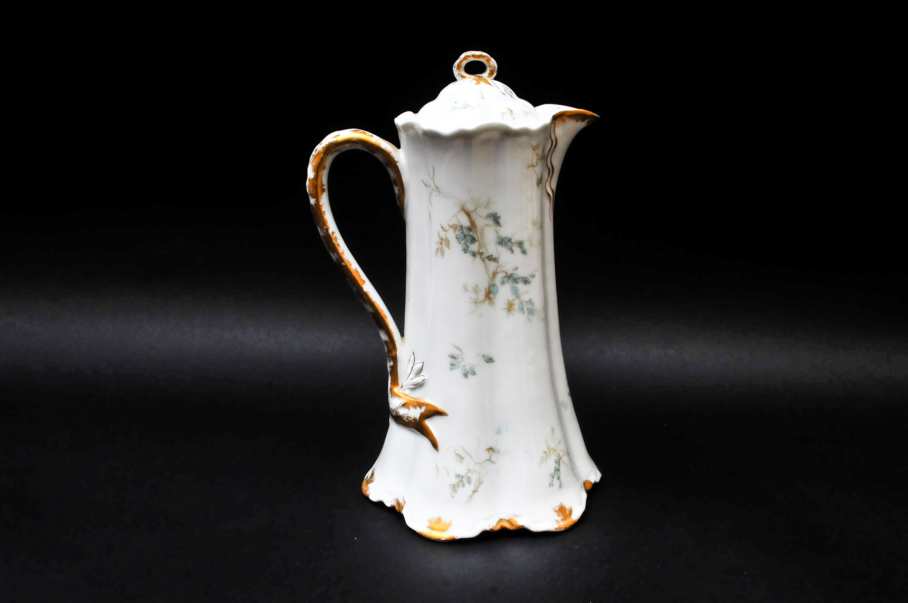 Vintage Haviland Limoges Porcelain Chocolate Pot