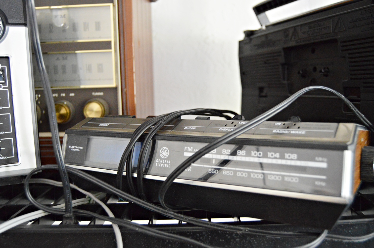 Shelving Unit With Tools, Electronics, Gardening Supplies