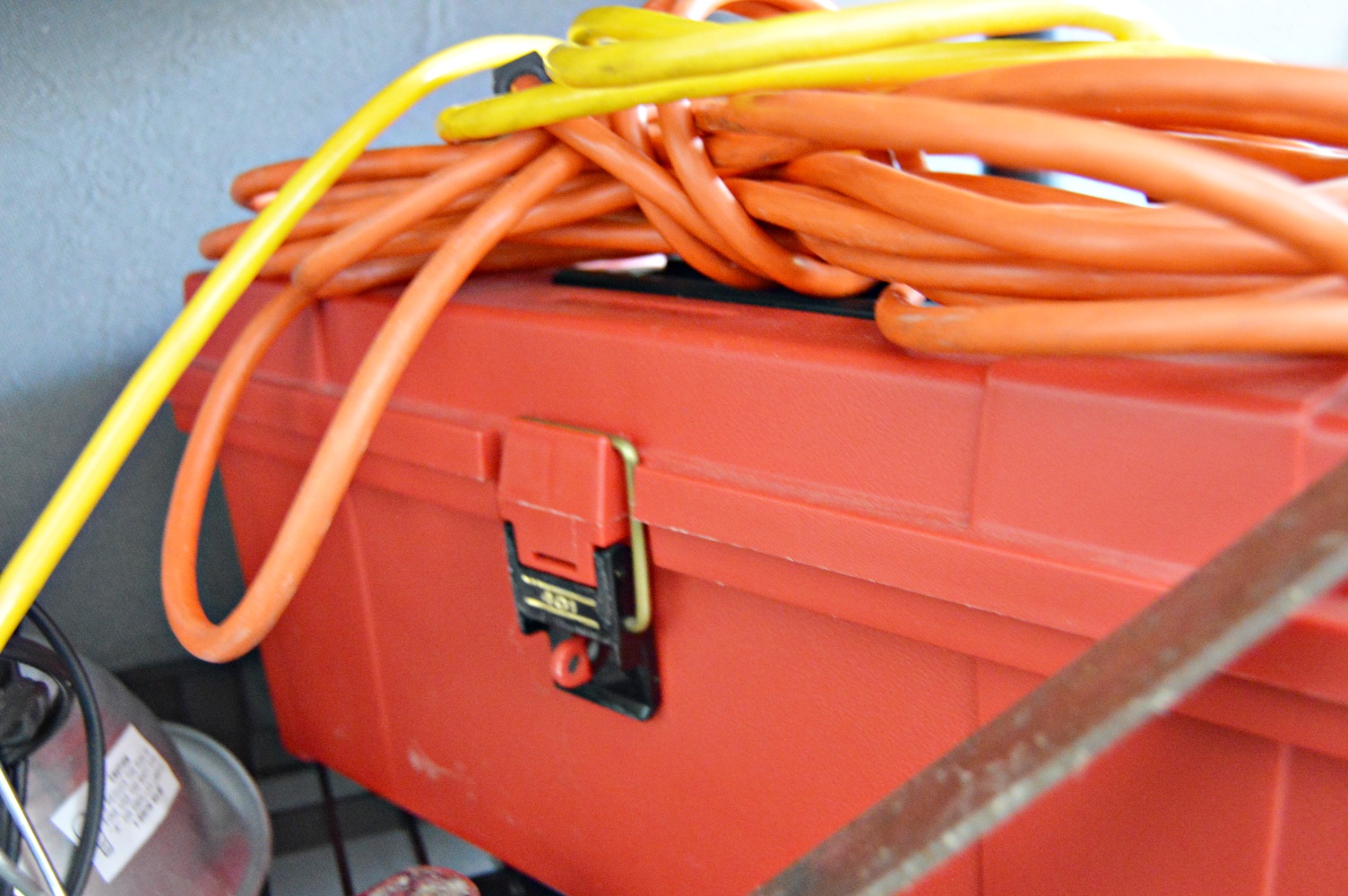 Shelving Unit With Tools, Electronics, Gardening Supplies