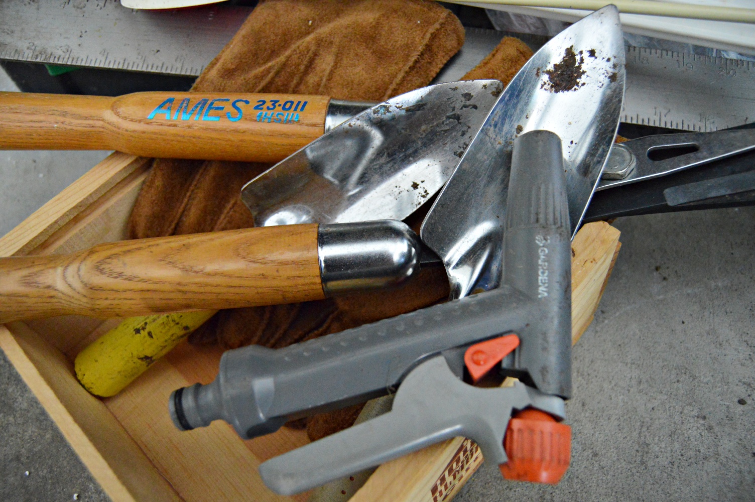 Shelving Unit With Tools, Electronics, Gardening Supplies