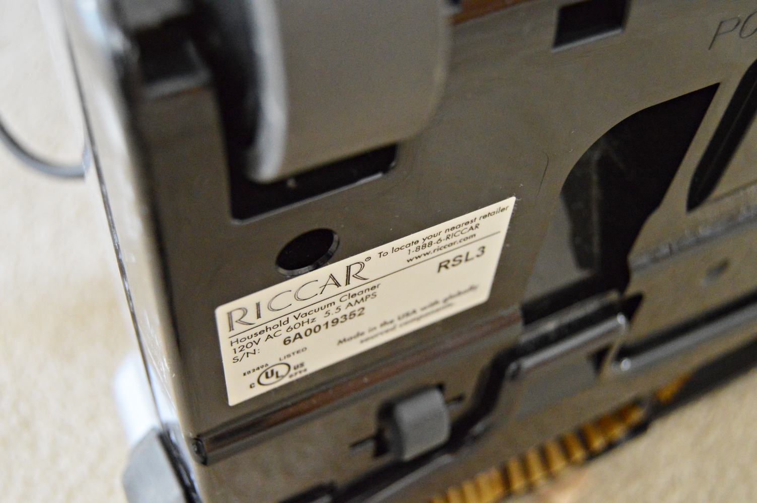 Riccar Upright Vacuum Cleaner