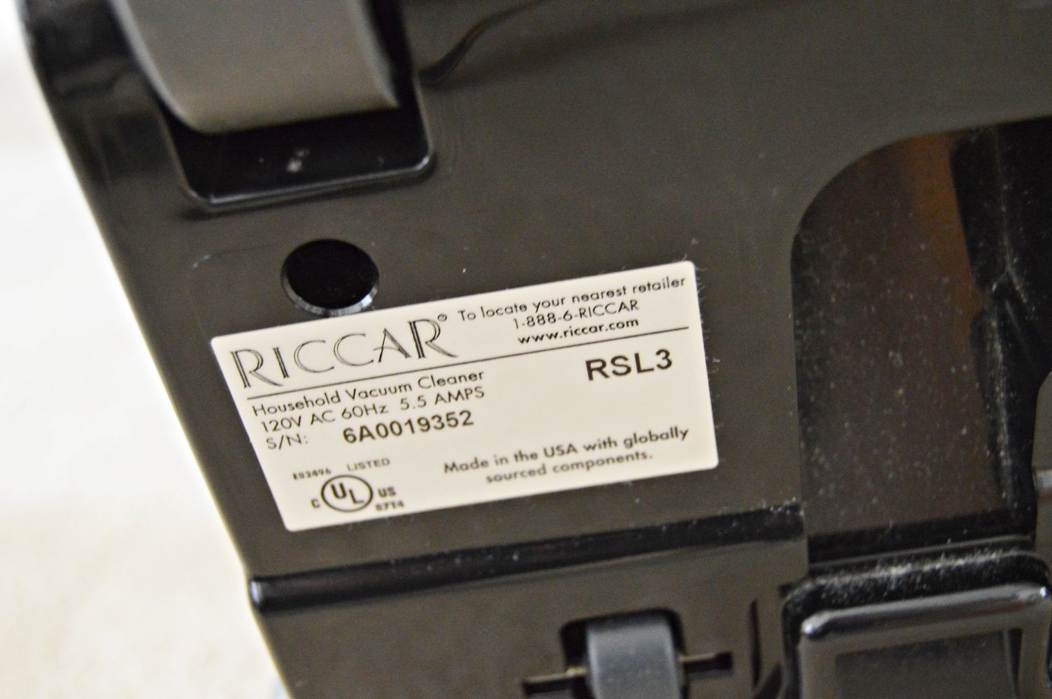 Riccar Upright Vacuum Cleaner