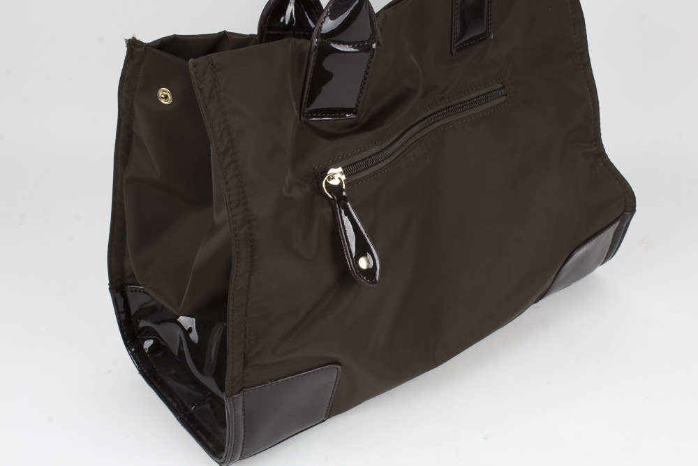 Tory Burch Rain Boots and Nylon Bag