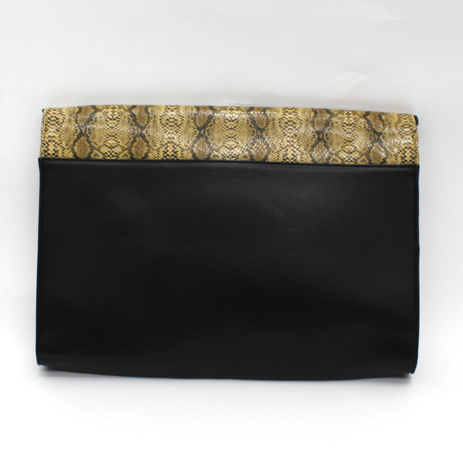 Iman Snakeskin Clutch Handbag