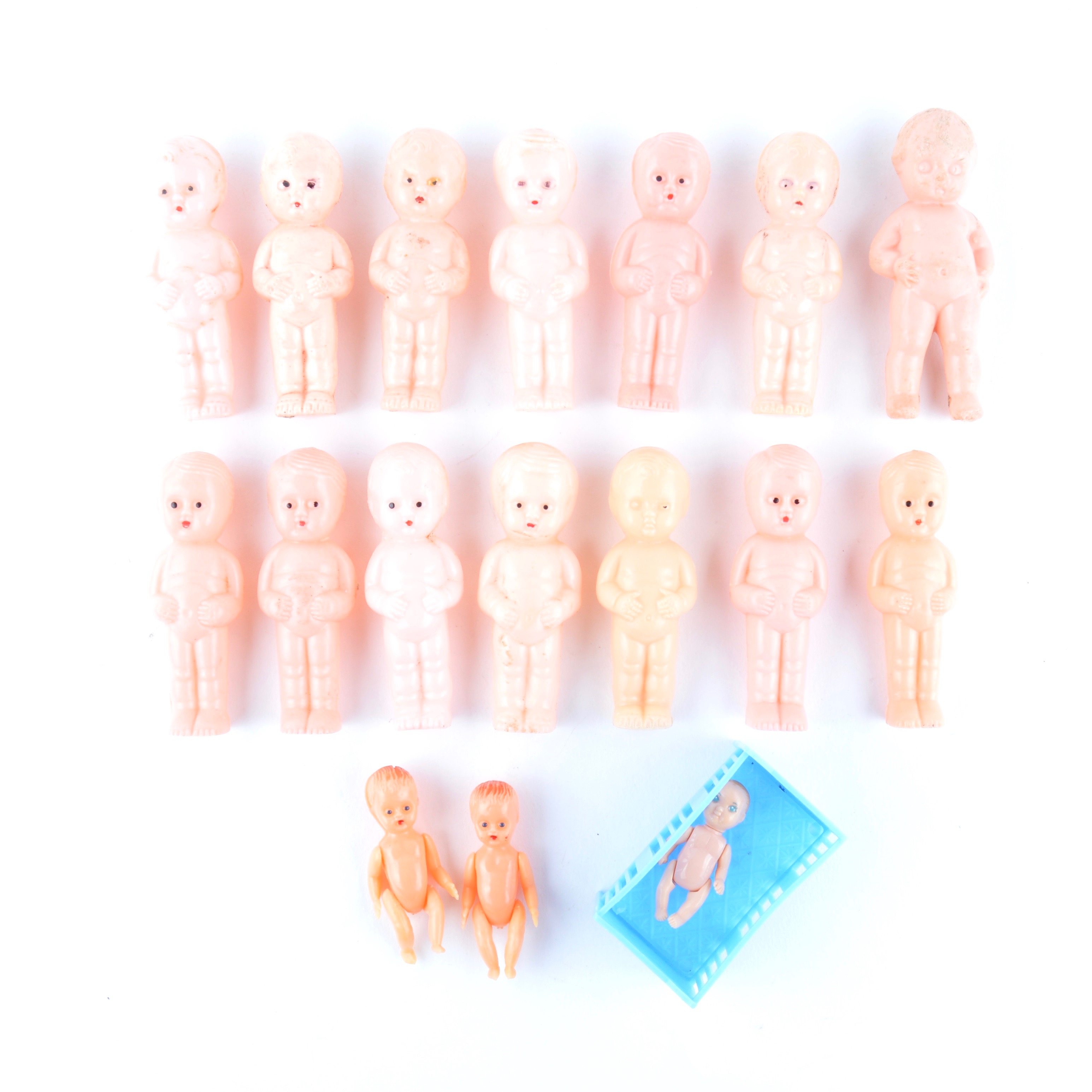 Assorted Vintage Plastic Mini-Babies