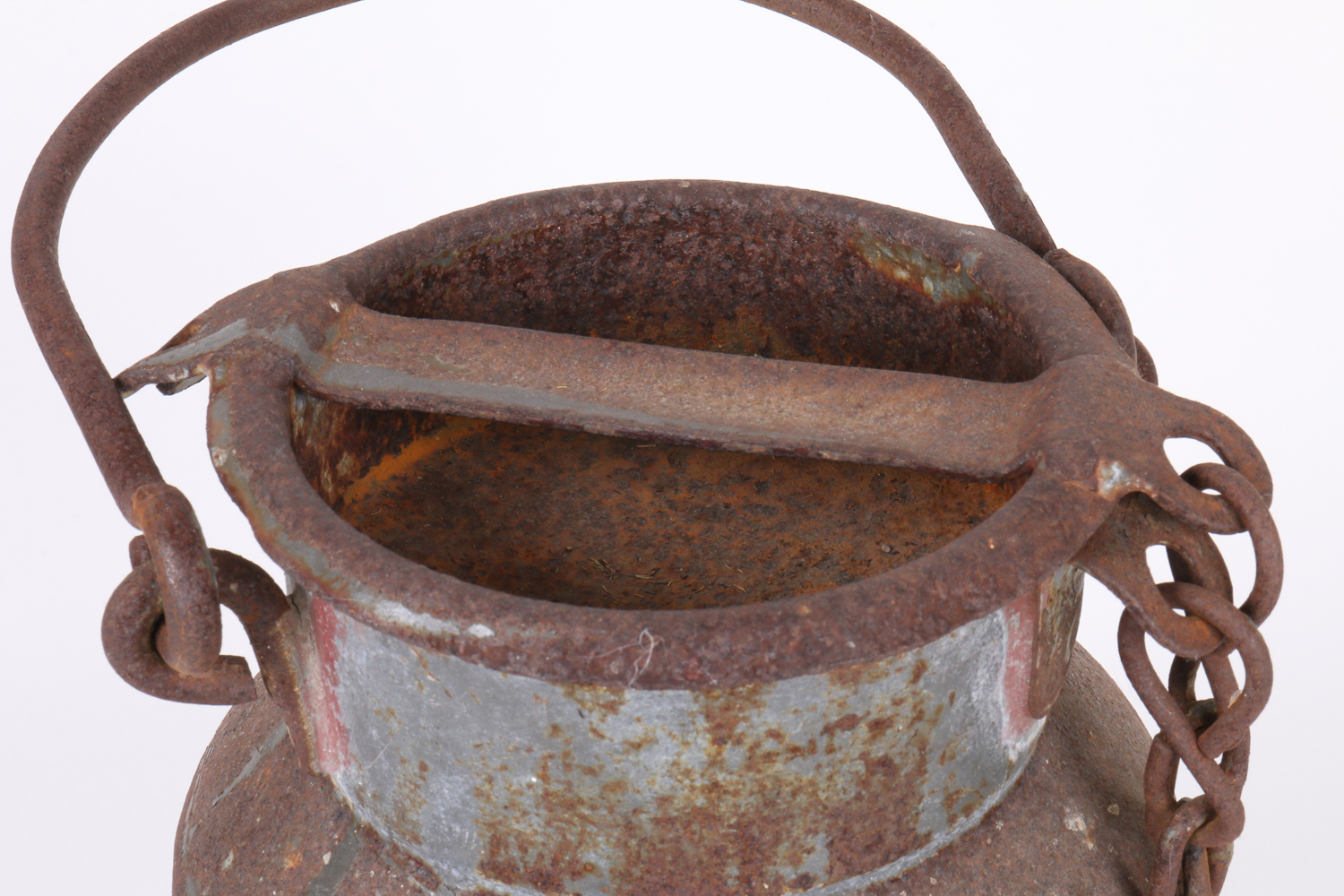 Vintage H&H Steel Milk Can