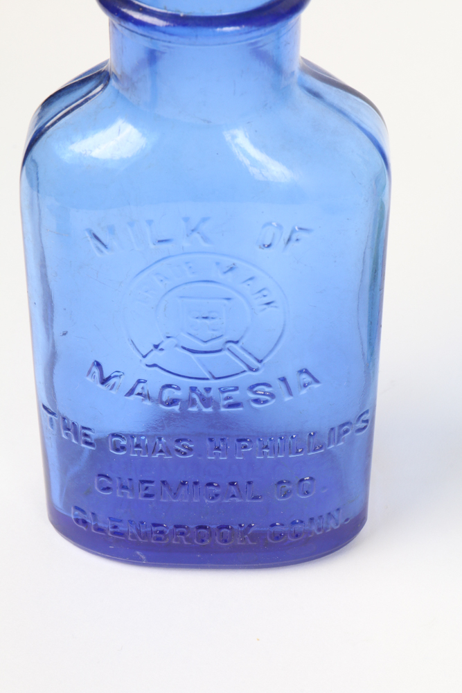 Viintage Colored Glass Bottle Collection