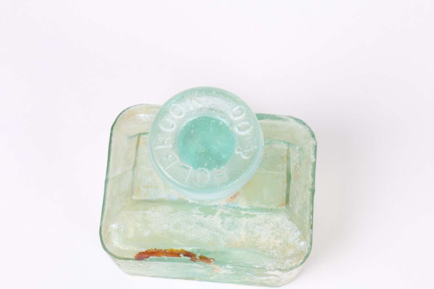 Viintage Colored Glass Bottle Collection