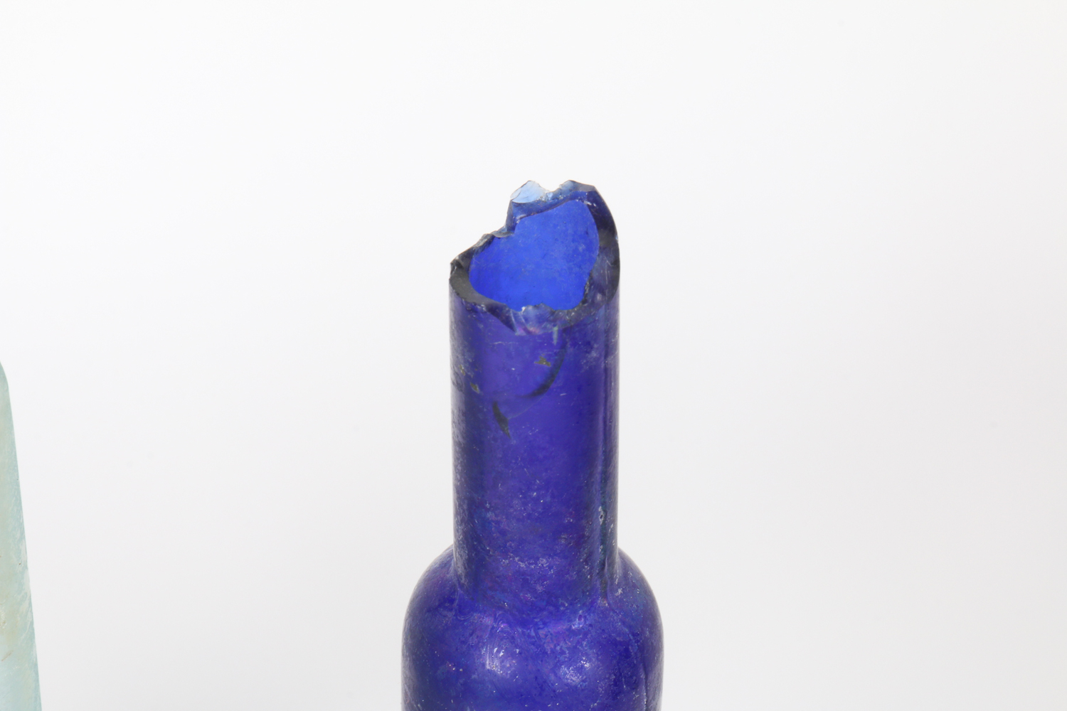 Viintage Colored Glass Bottle Collection