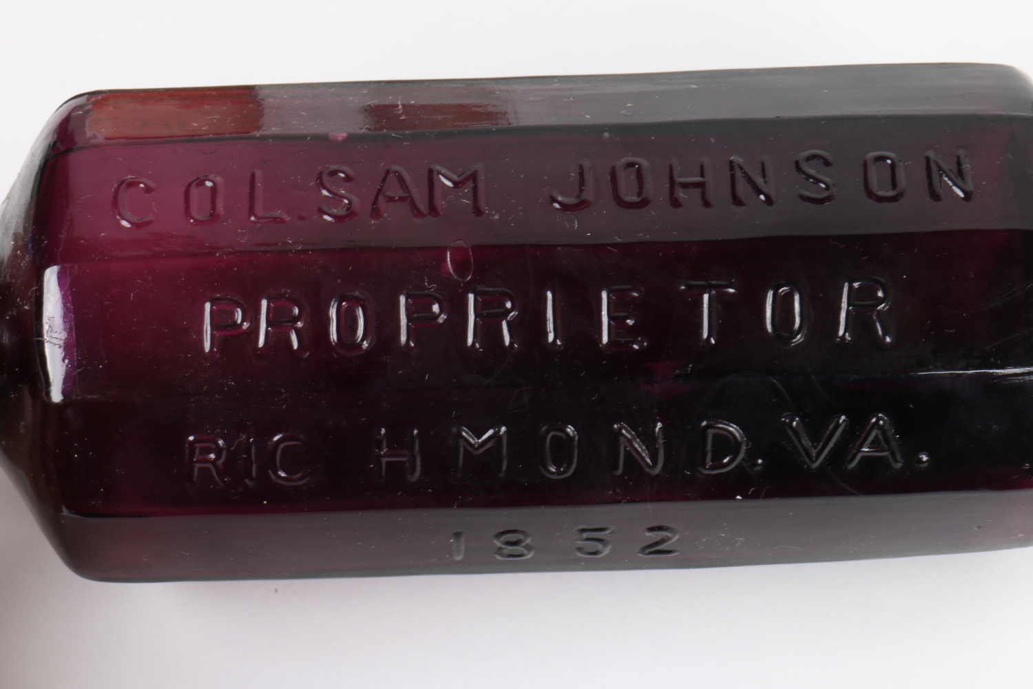 Viintage Colored Glass Bottle Collection