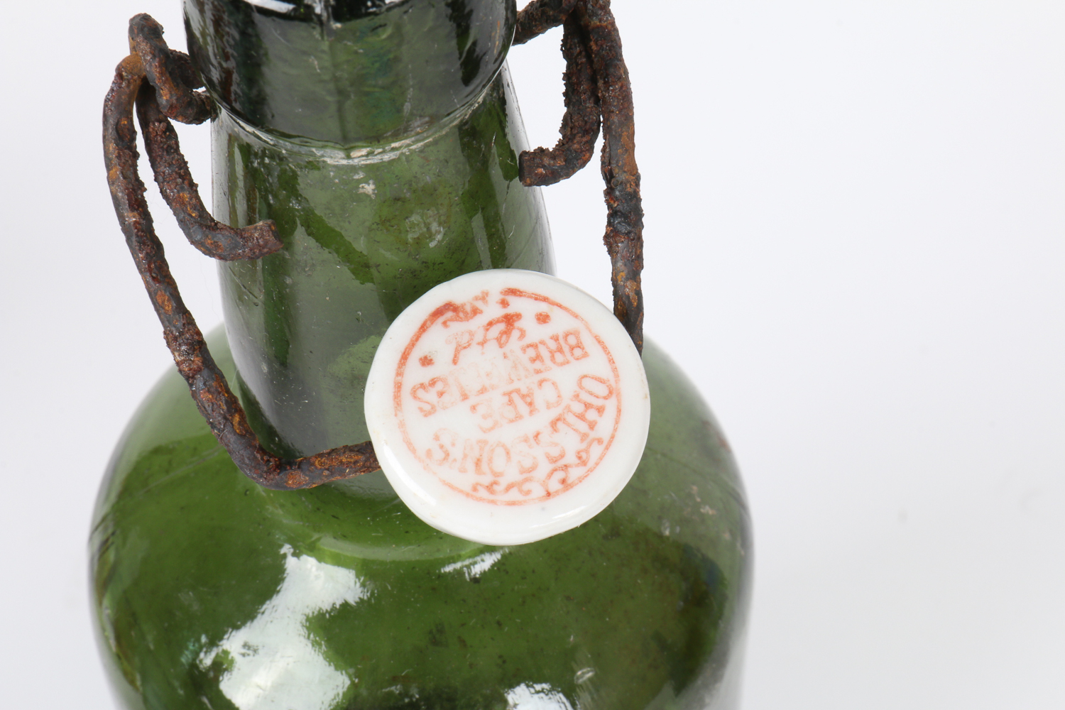 Viintage Colored Glass Bottle Collection