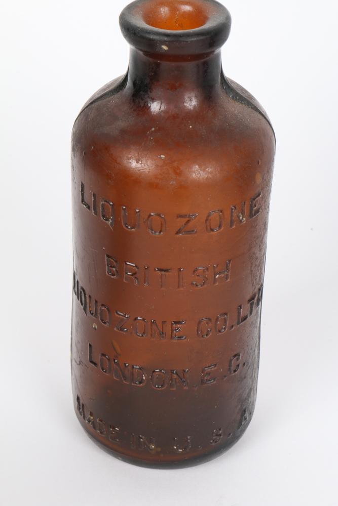 Viintage Colored Glass Bottle Collection