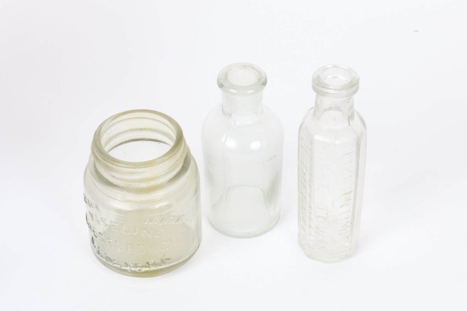 Vintage Glass Apothecary Bottle Collection