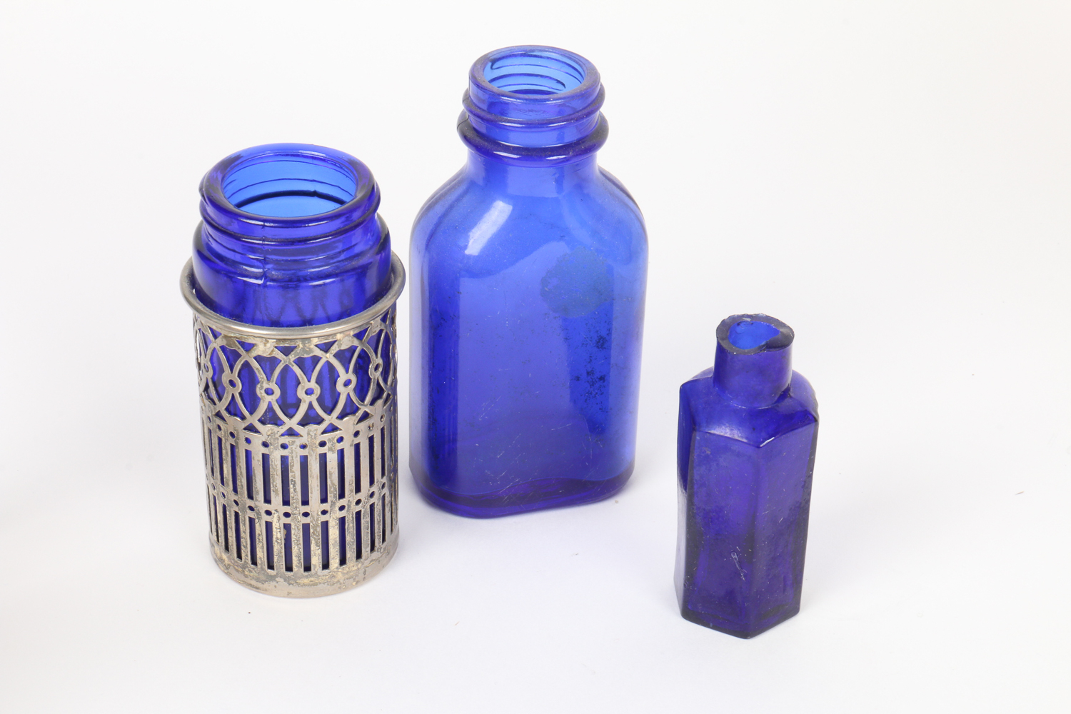 Vintage Glass Apothecary Bottle Collection
