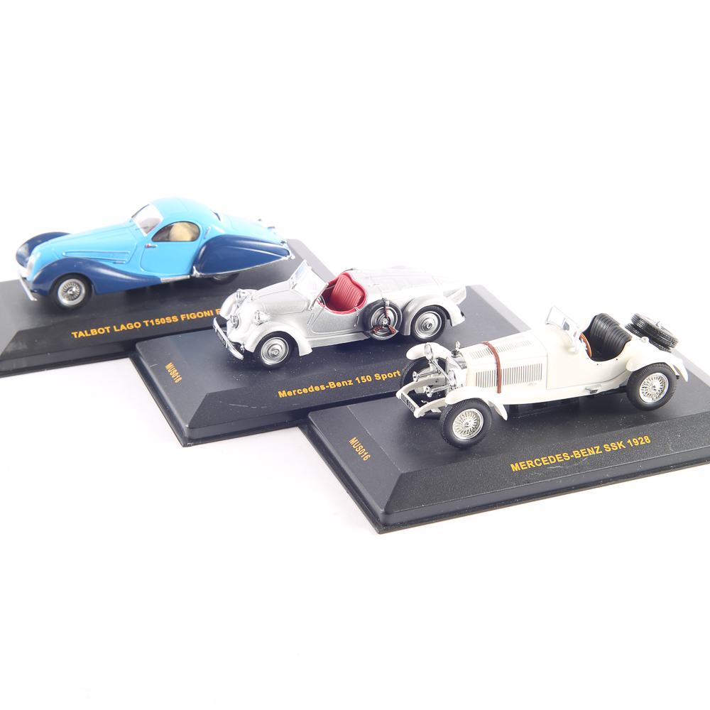 Collection of Three IXO Museum Die Cast Cars Scale 1/43
