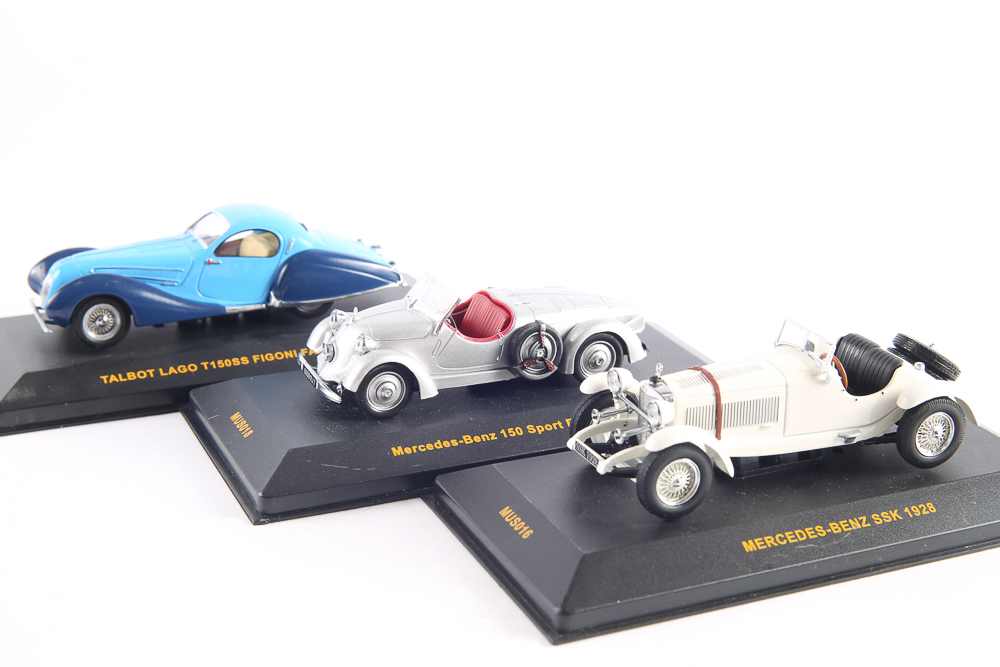 Collection of Three IXO Museum Die Cast Cars Scale 1/43